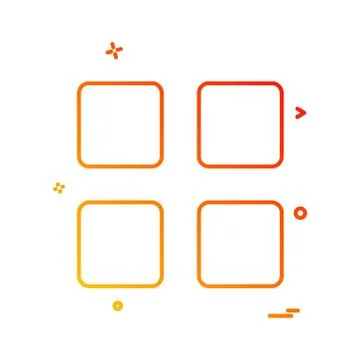 User Interface buttons icon design vector イラスト素材