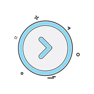 User Interface buttons icon design vector イラスト素材