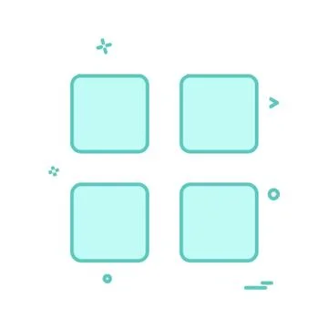 User Interface buttons icon design vector イラスト素材