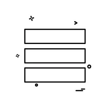 User Interface buttons icon design vector Illustrazione stock