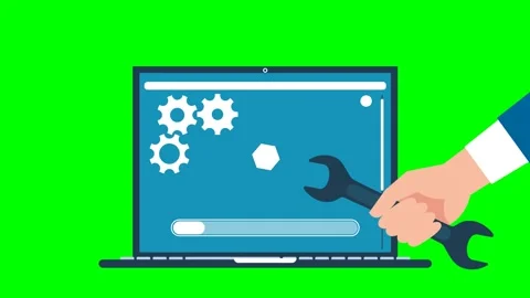 User interface customization, programming. Creating, customizing, pages, repair Stock Footage 294707968