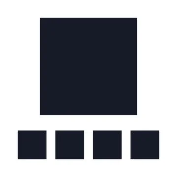 User interface design for application or website layout Stockillustratie