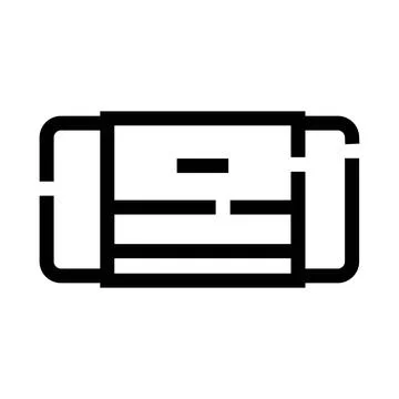 User interface element displaying text message icon 库存插图