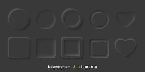 User interface elements for mobile app Stock Illustration