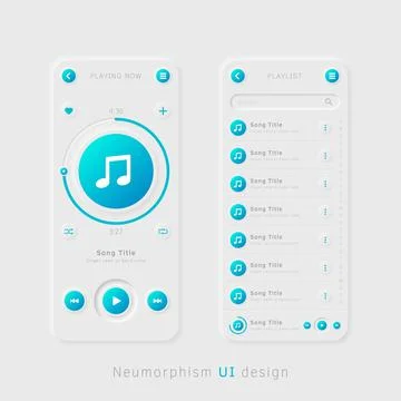 User interface elements for mobile app Stock Illustration