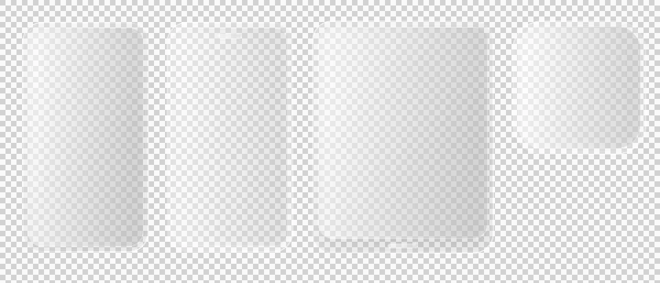 User interface glass liquid design system kit 스톡 일러스트