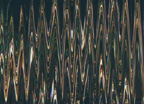 User interface hack Glitched screen breakdown Stockfoto's