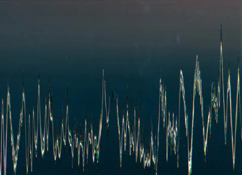 User interface hack Glitched screen breakdown Stock Photos