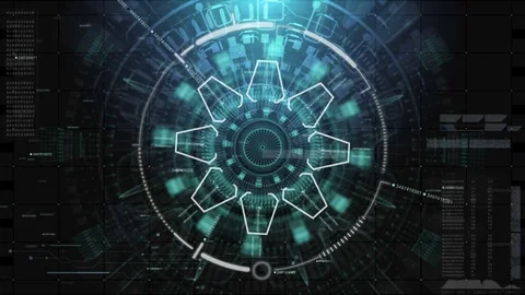 User Interface Head Up Display Stock Footage 79784833