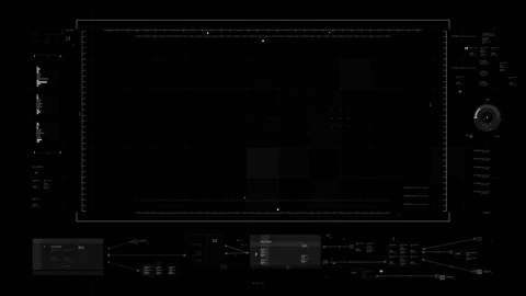 User interface hud with dot bar graph and rule Видео 117353689