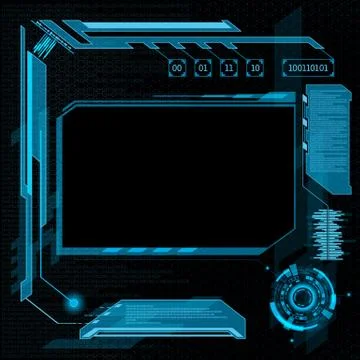 User interface HUD. Stock-Illustration