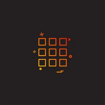 User interface icon deisgn vector 스톡 일러스트