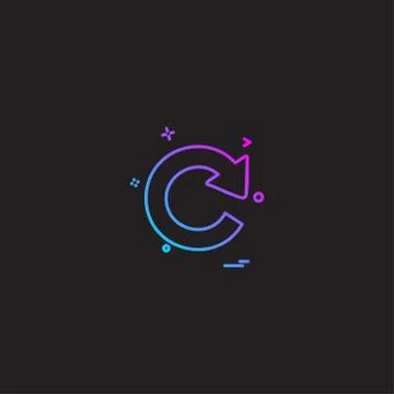 User interface icon deisgn vector Stockillustratie