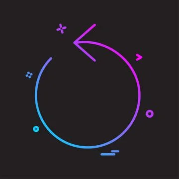 User Interface icon design vector 스톡 일러스트