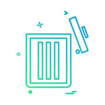 User Interface icon design vector 스톡 일러스트