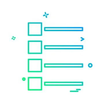 User Interface icon design vector Illustrazione stock