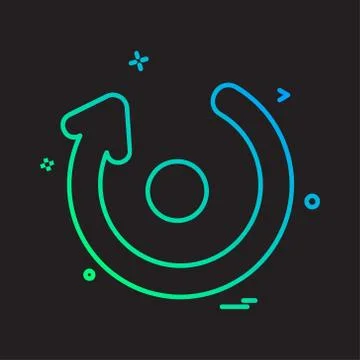 User Interface icon design vector イラスト素材