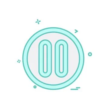 User Interface icon design vector 스톡 일러스트