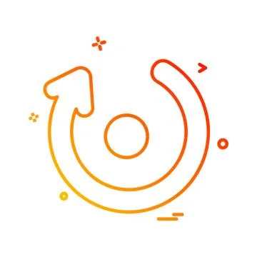 User Interface icon design vector イラスト素材