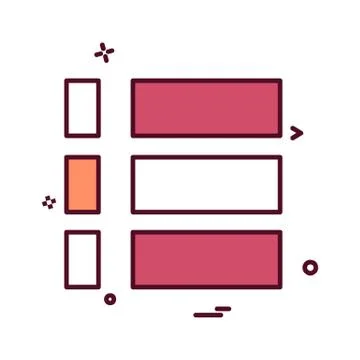 User Interface icon design vector Stock Illustration