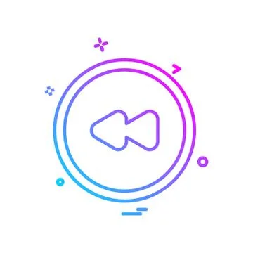 User Interface icon design vector Illustrazione stock