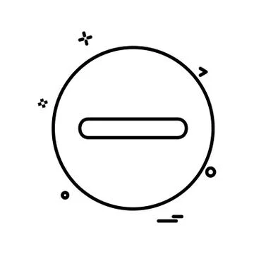 User Interface icon design vector Illustrazione stock