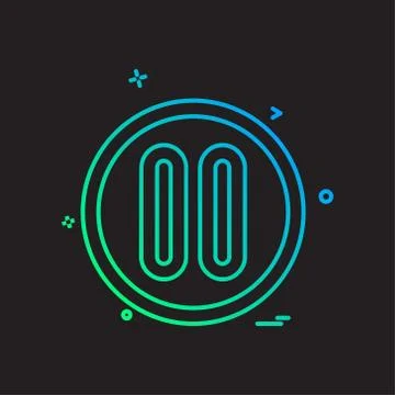 User Interface icon design vector イラスト素材