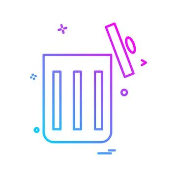 User Interface icon design vector Illustrazione stock