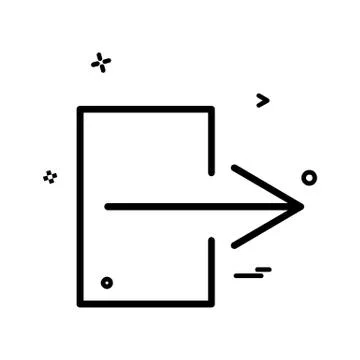 User Interface icon design vector Illustrazione stock