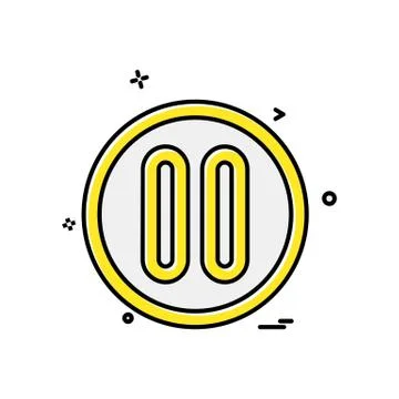 User Interface icon design vector Stock Illustration