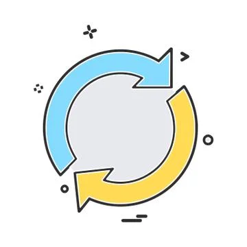 User Interface icon design vector Illustrazione stock