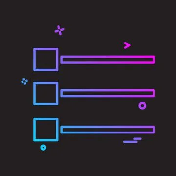 User Interface icon design vector Stock Illustration