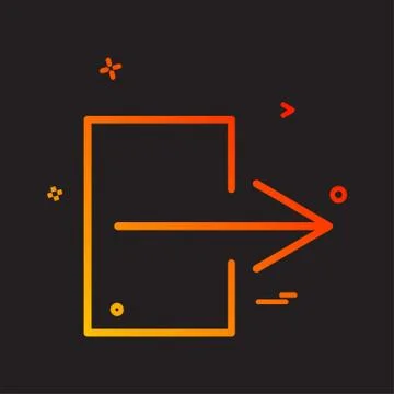 User Interface icon design vector イラスト素材