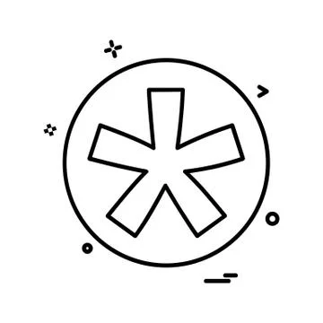 User Interface icon design vector 스톡 일러스트