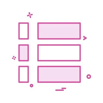 User Interface icon design vector Illustrazione stock