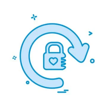 User Interface icon design vector Illustrazione stock