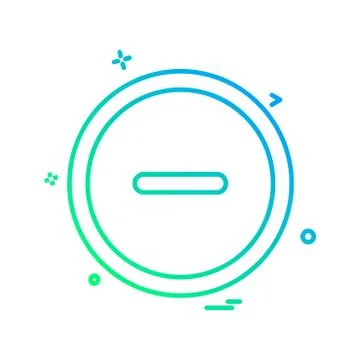 User Interface icon design vector Illustrazione stock