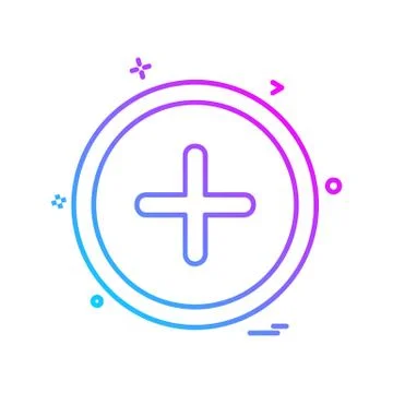 User Interface icon design vector 스톡 일러스트