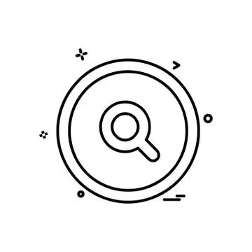 User Interface icon design vector 库存插图