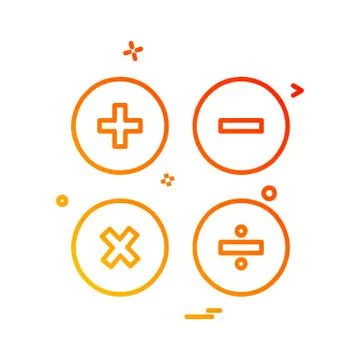 User Interface icon design vector 스톡 일러스트