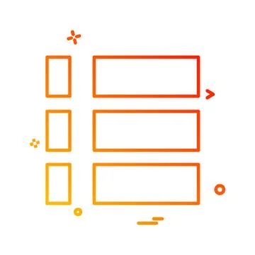 User Interface icon design vector Stock Illustration