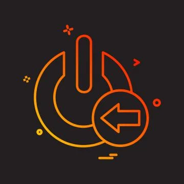 User Interface icon design vector Stock Illustration