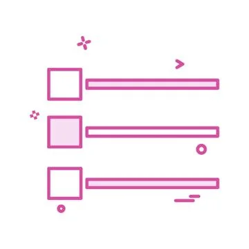 User Interface icon design vector Illustrazione stock