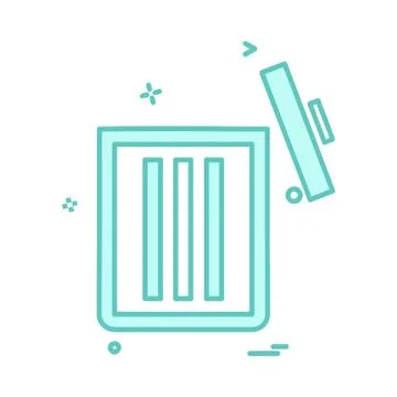 User Interface icon design vector Illustrazione stock