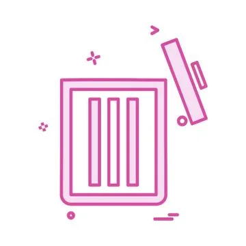 User Interface icon design vector Illustrazione stock