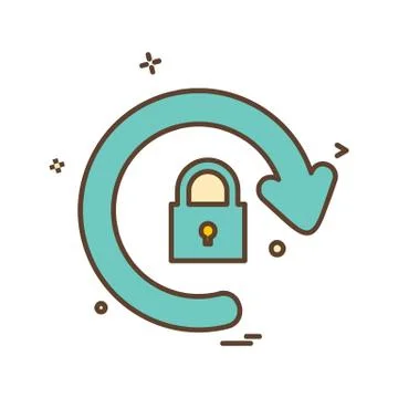 User Interface icon design vector Illustrazione stock