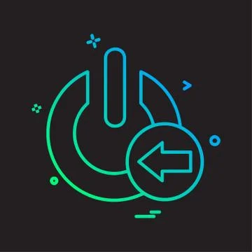 User Interface icon design vector イラスト素材