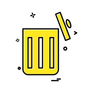 User Interface icon design vector Illustrazione stock