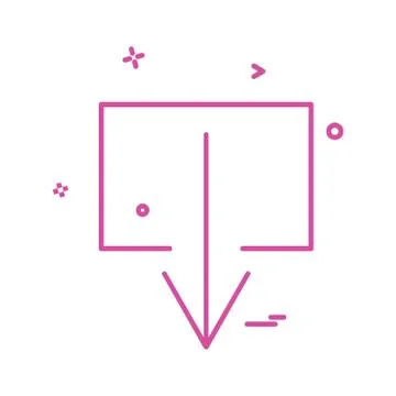 User Interface icon design vector Illustrazione stock