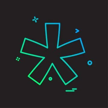 User Interface icon design vector Illustrazione stock